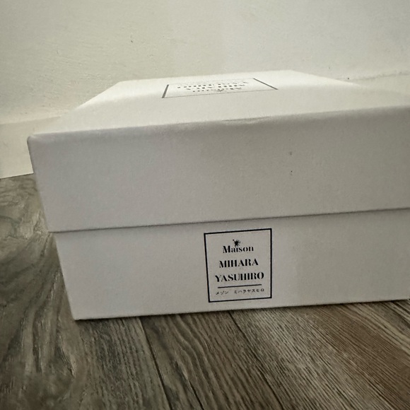 Size 41 Maison Mihara Yasuhiro Peterson OG Sole Canvas Low top Black and white - Picture 4 of 11